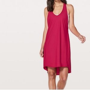 Lululemon Rejuvenate Racerback Dress in Ruby Red Small